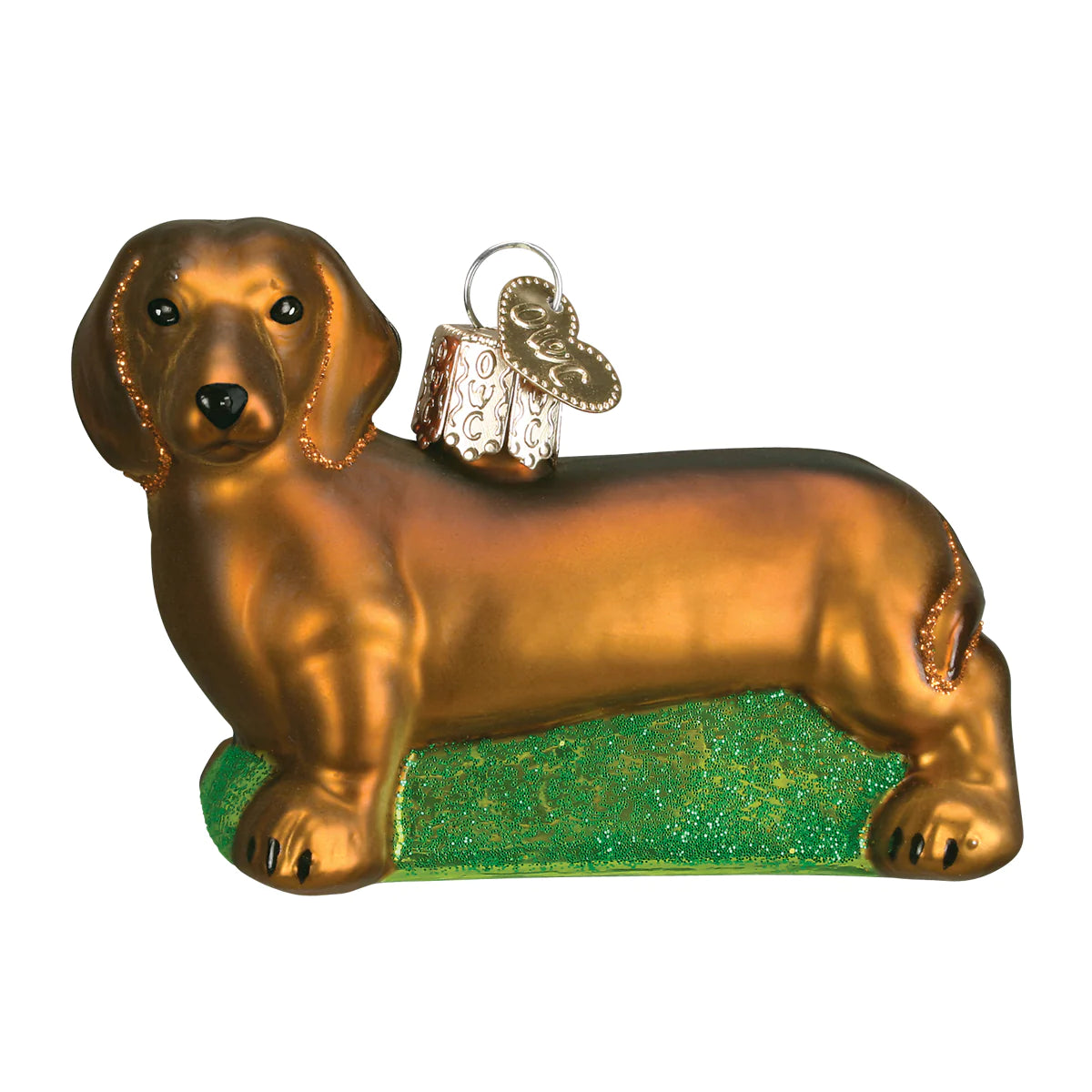 Wiener dog shop christmas ornament