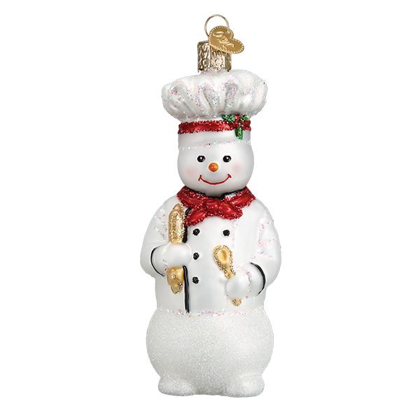 Snowman Chef Ornament