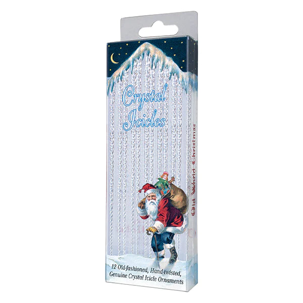 12 Crystal Icicles Ornament