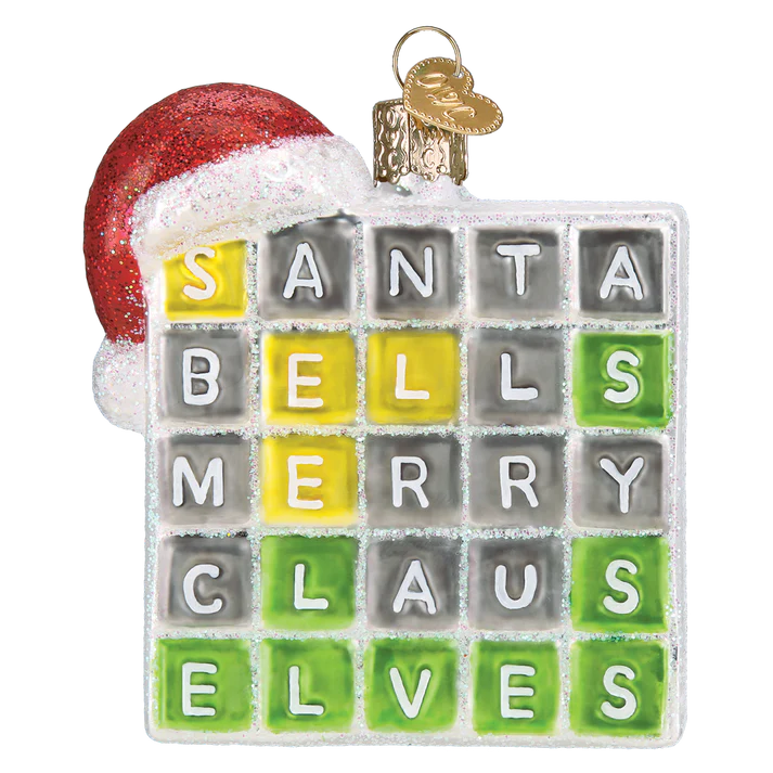 Merry Words Ornament