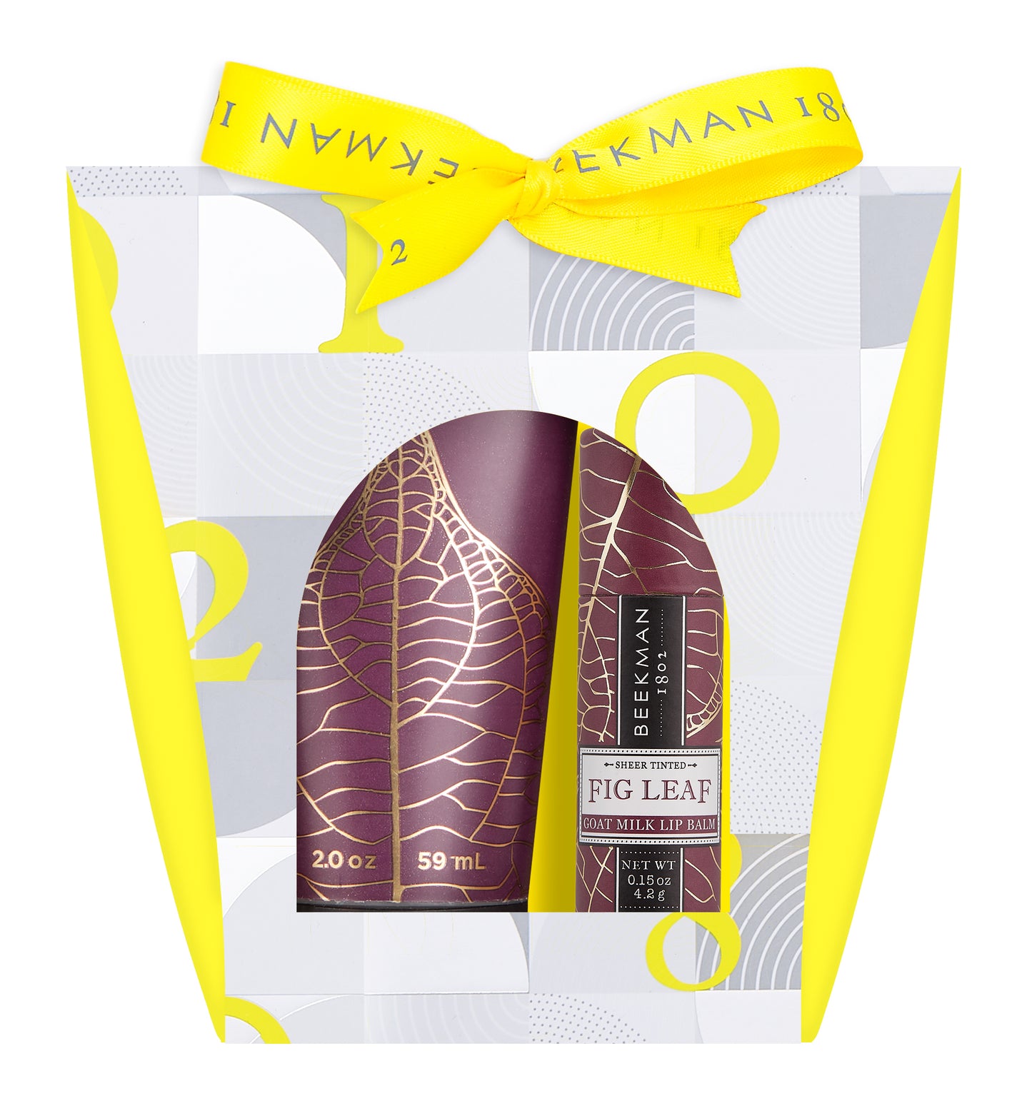 Fig Leaf Hand Cream & Lip Balm Set
