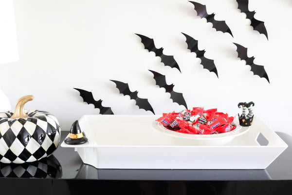 Pinstripes Melamine Tray
