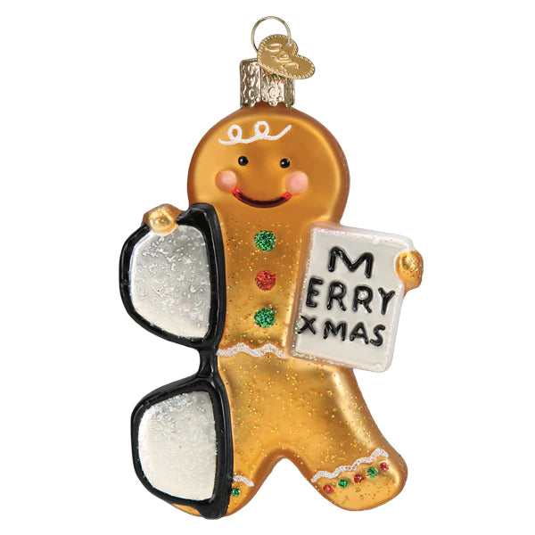 Gingerbread Optometrist Ornament