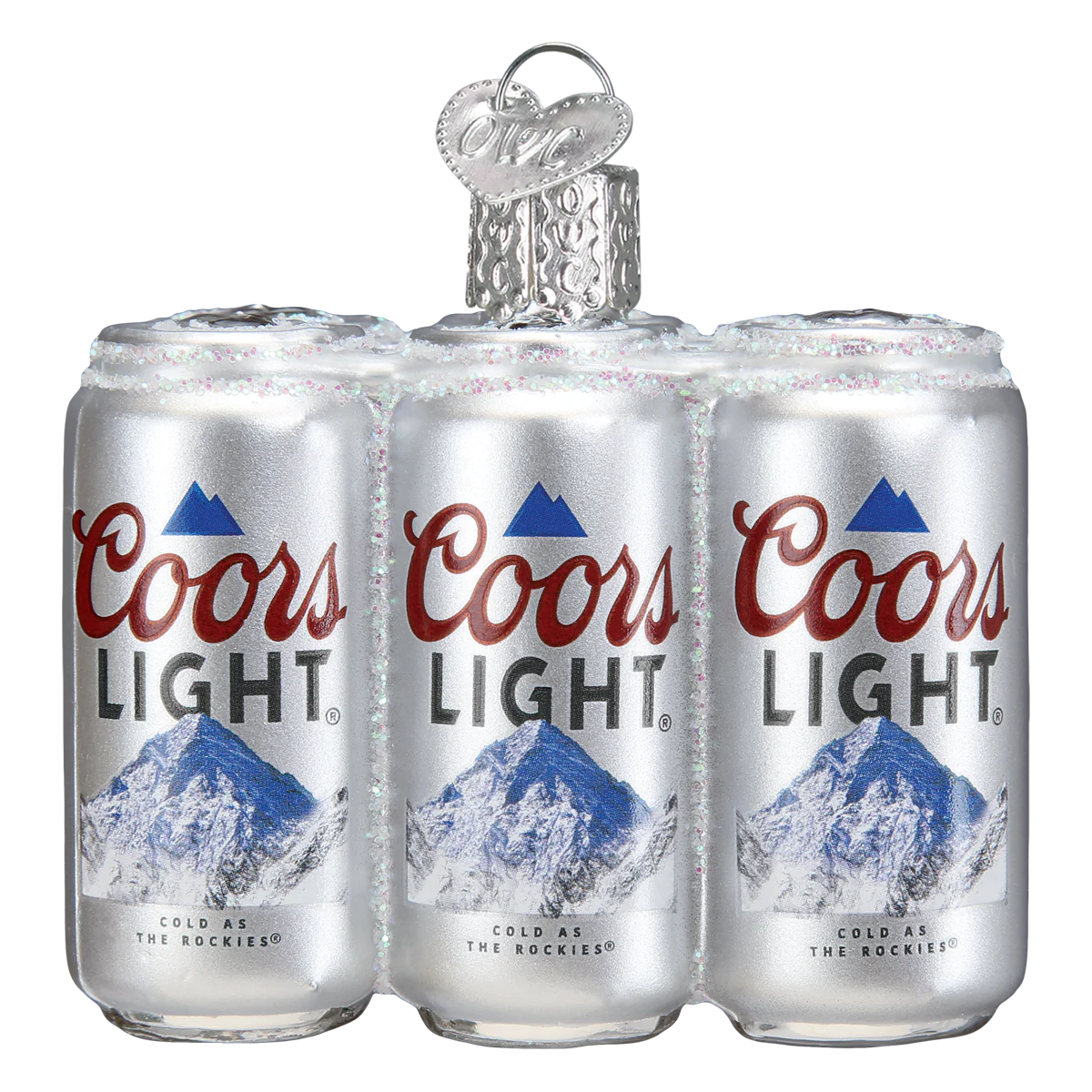 Coors Light Six Pack Ornament