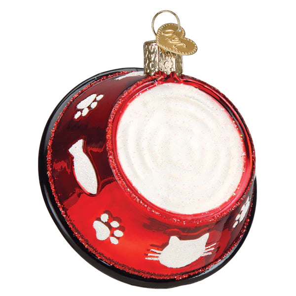Kitty Bowl Ornament